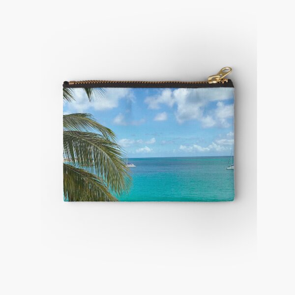 Item preview, Palm Leafs At The Beach With Beautiful Ocean designed and sold by Barolina.