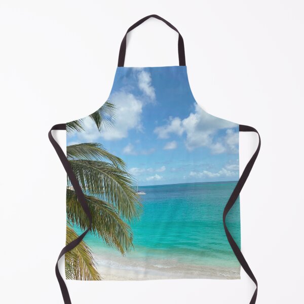 Item preview, Palm Leafs At The Beach With Beautiful Ocean designed and sold by Barolina.