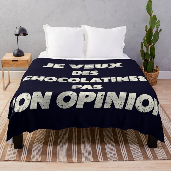 Item preview, Je veux des Chocolatines, Pas ton Opinion, Phrase Française. designed and sold by REDPRINT Studio.