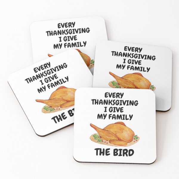 Item preview, Every Thanksgiving I Give My Family The Bird Turkey On A Plate designed and sold by LuckyKermit.