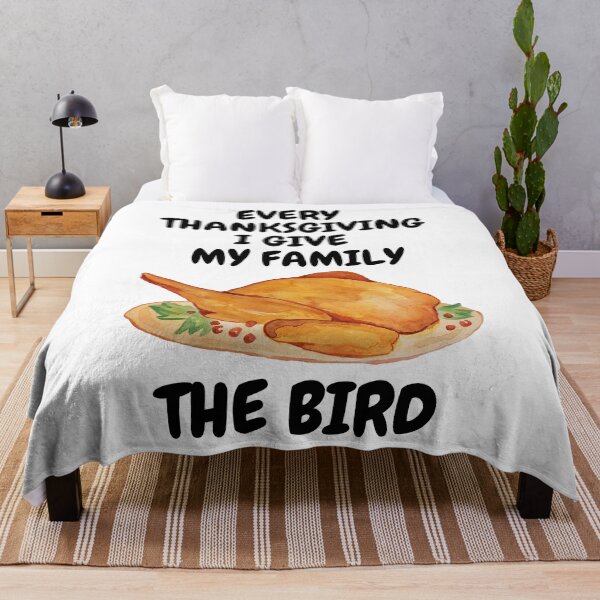 Item preview, Every Thanksgiving I Give My Family The Bird Turkey On A Plate designed and sold by LuckyKermit.