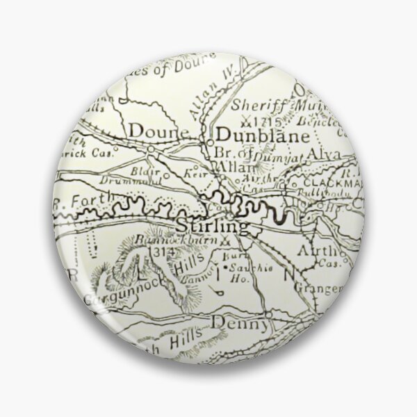 Item preview, STIRLING & surrounding area map 1891 designed and sold by yourscotland.