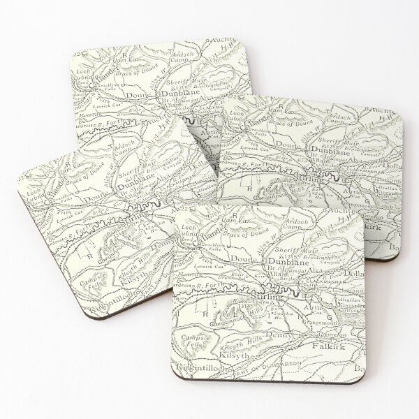 Item preview, STIRLING & surrounding area map 1891 designed and sold by yourscotland.