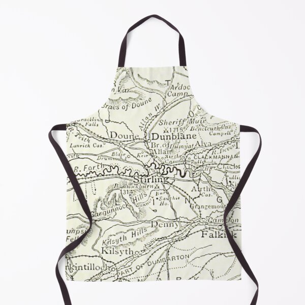 Item preview, STIRLING & surrounding area map 1891 designed and sold by yourscotland.