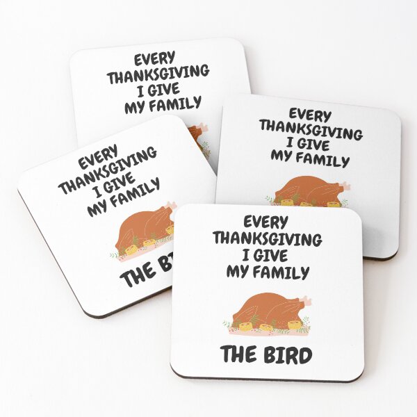 Item preview, Every Thanksgiving I Give My Family The Bird Turkey On A Plate Second Version designed and sold by LuckyKermit.