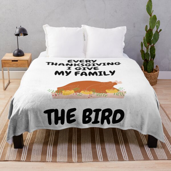 Item preview, Every Thanksgiving I Give My Family The Bird Turkey On A Plate Second Version designed and sold by LuckyKermit.