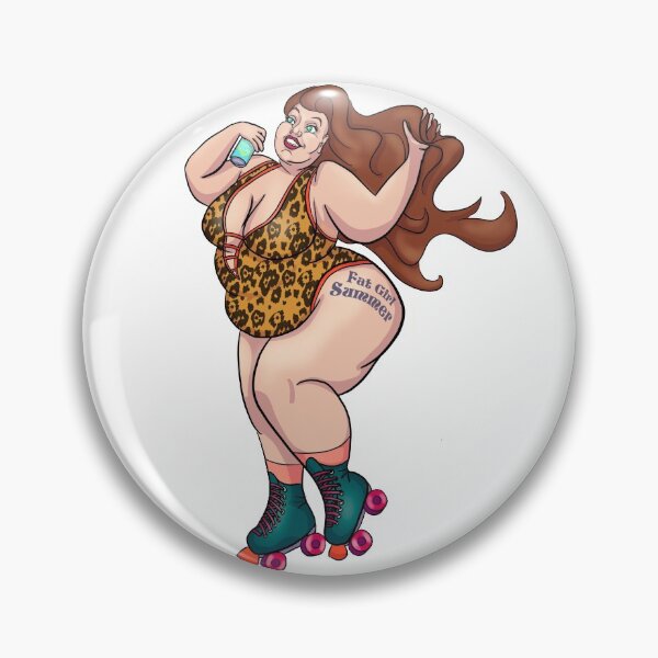 Item preview, Fat girl summer on skates designed and sold by babypanpan.