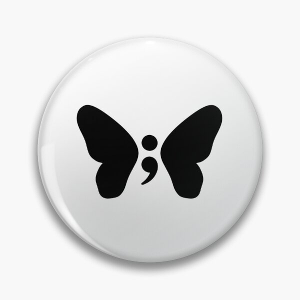 Item preview, Semicolon Butterfly designed and sold by kaikaidraws.