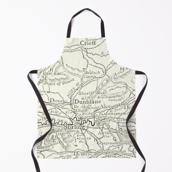 Item preview, DUNBLANE & surrounding area map 1891 designed and sold by yourscotland.