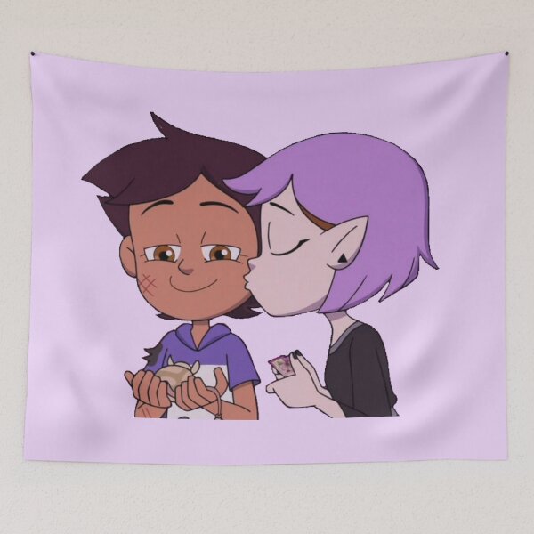 Item preview, The Owl House: Luz and Amity Kiss designed and sold by shirimacen.
