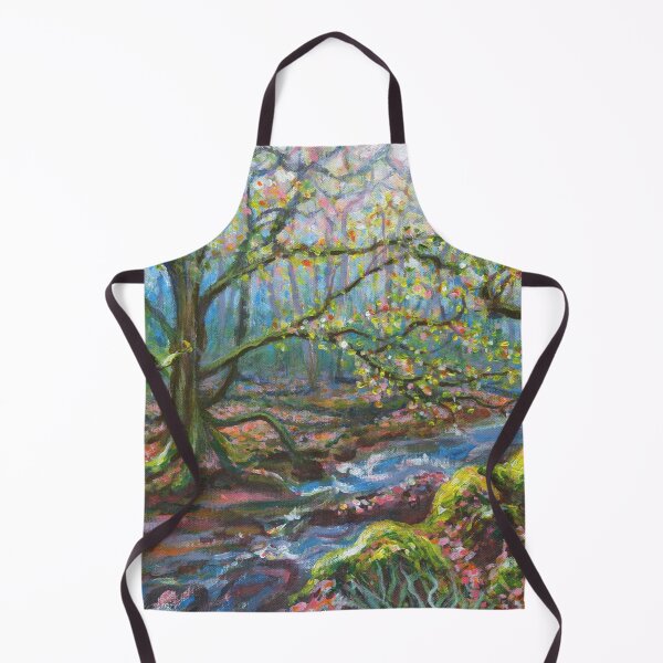 Item preview, Acrylic painting, Enchanted forest, Cornwall art designed and sold by Marion Yeo.