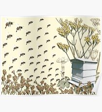 Bees to the Hive Poster