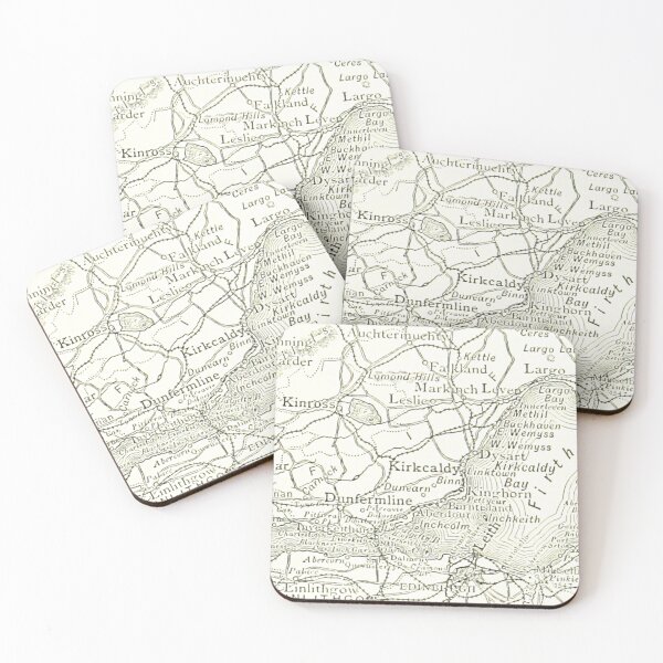 Item preview, KIRKCALDY & surrounding area map 1891 designed and sold by yourscotland.