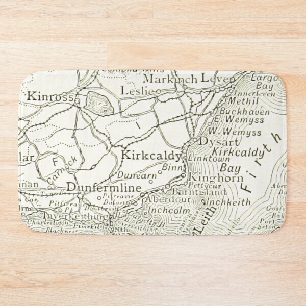 Item preview, KIRKCALDY & surrounding area map 1891 designed and sold by yourscotland.