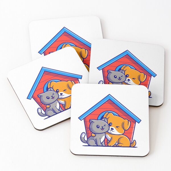Item preview, Cute Dog and Cat  designed and sold by Digital-Galore.