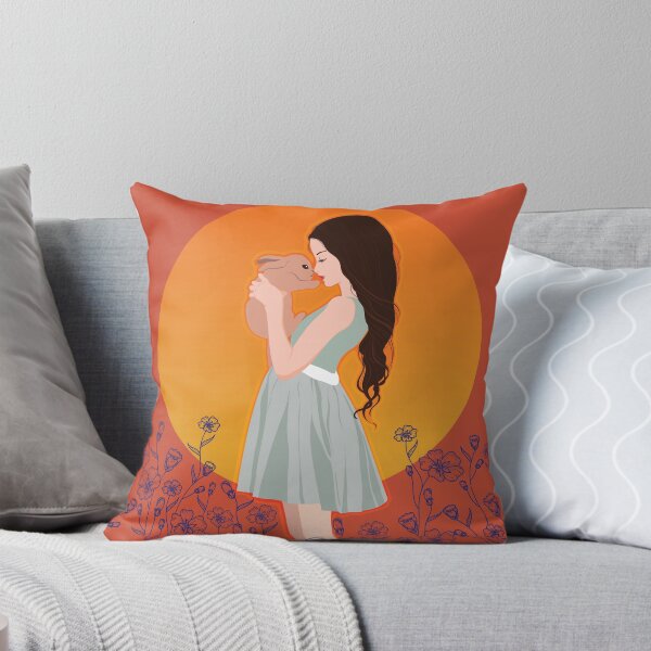 Item preview, Rabbit and Girl with Sunset. designed and sold by Anicue.