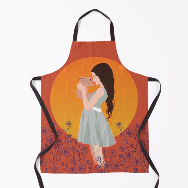 Item preview, Rabbit and Girl with Sunset. designed and sold by Anicue.