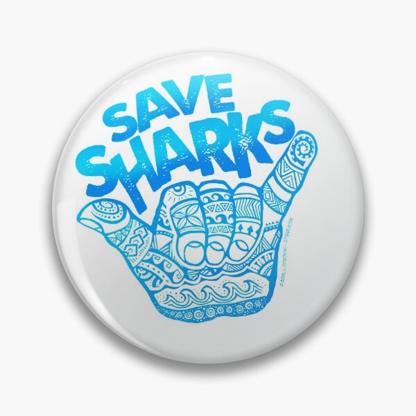 Item preview, Hang Loose, Save Sharks designed and sold by jitterfly.