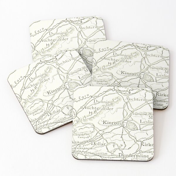 Item preview, KINROSS & surrounding area map 1891 designed and sold by yourscotland.