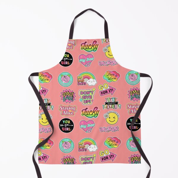 Item preview, Fashion patches and inspirational quotes sticker pack in Soft pink designed and sold by Golden-place.