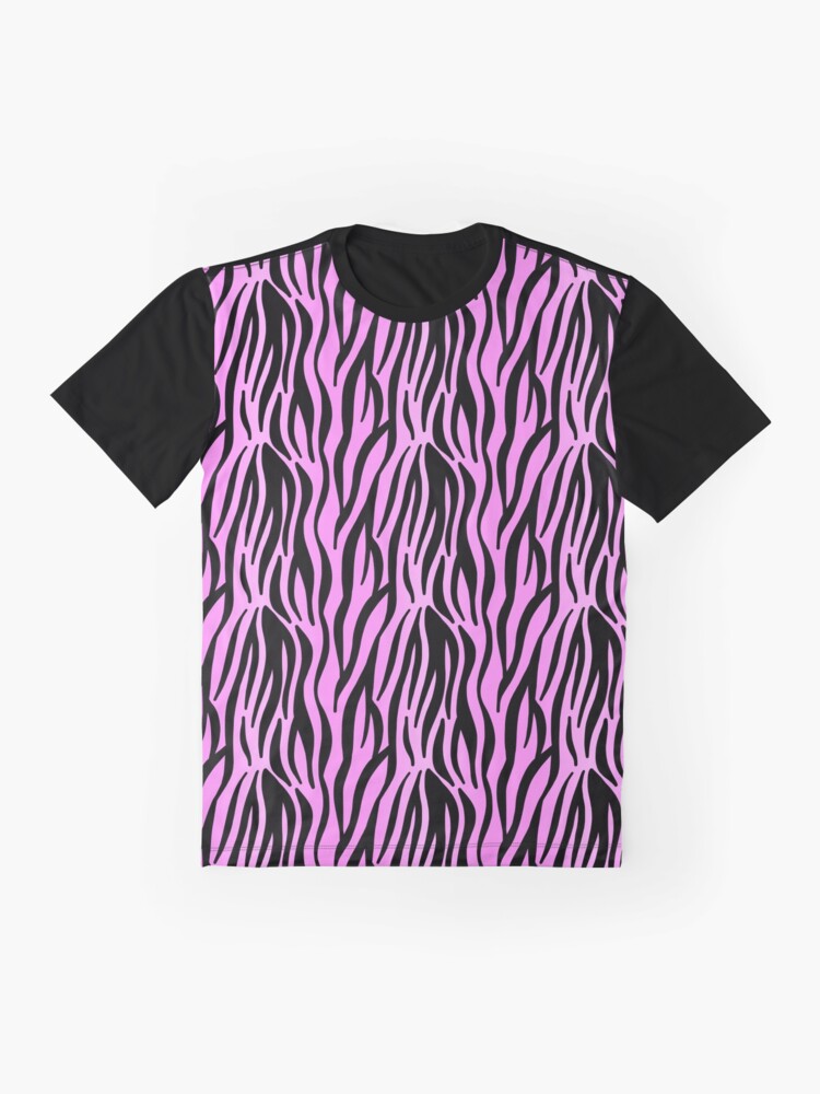 Pink zebra best sale print shirt