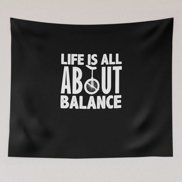 Item preview, Life Is All About Balance Unicycling Lover Balancing designed and sold by Nessshirts.