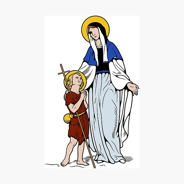 Item preview, ST ELIZABETH, MOTHER OF ST JOHN THE BAPTIST designed and sold by CatholicSaints.