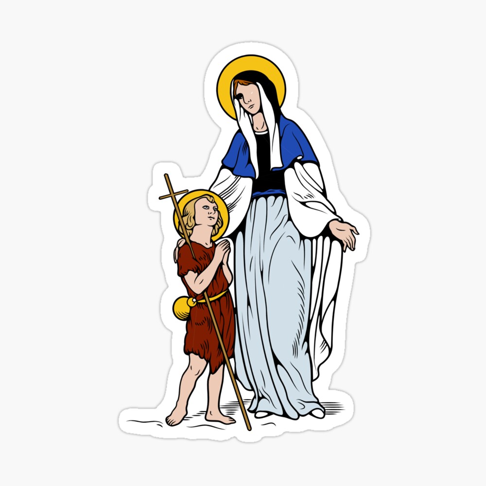 ST ELIZABETH, MOTHER OF ST JOHN THE BAPTIST Greeting Card for