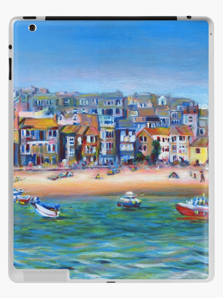 Water color painting in sketchbook , St Ives ,Cornwall ,England Stock Photo  - Alamy