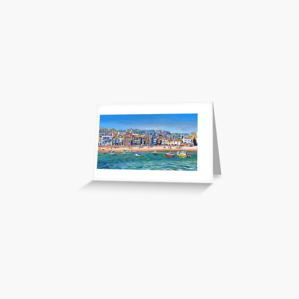 Item preview, Acrylic painting, St Ives Harbour, Cornwall art designed and sold by Marion Yeo.