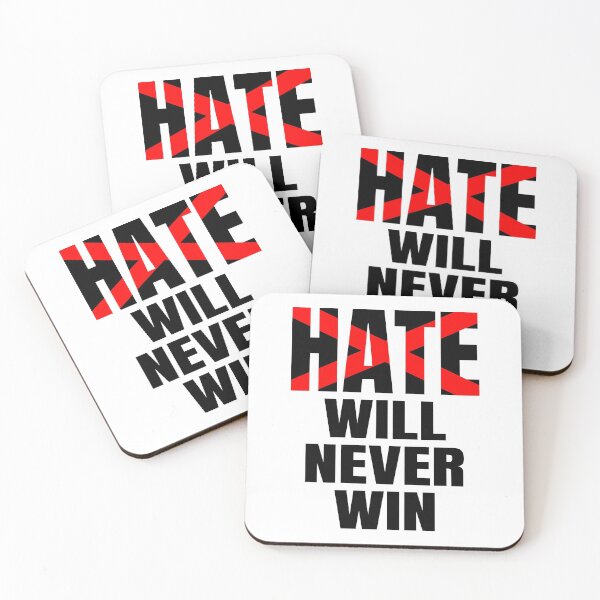 Item preview, Copy of Hate will never win, black lives matter,stop hate designed and sold by Lekrock.