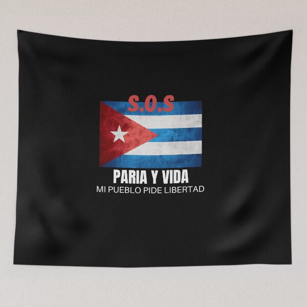 Item preview, S.O.S CUBA COUNTRY AND LIFE MY PEOPLE ASKS FOR FREEDOM designed and sold by Yasdey Rojas.
