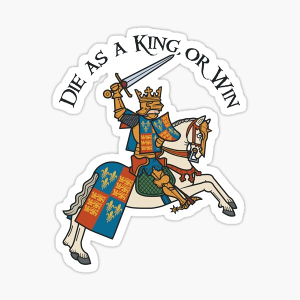 King Richard III at Bosworth Sticker