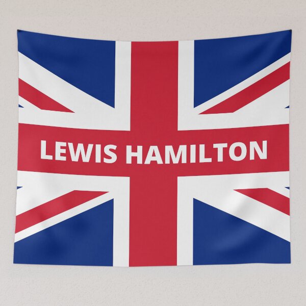 Item preview, Lewis Hamilton Great Britain flag designed and sold by ff1merch ..