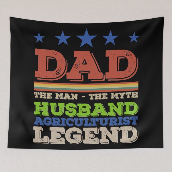 Item preview, Dad Husband Agriculturist Legend - The Man The Myth - Vintage Profession Gift For Men. designed and sold by ALITOPRINCE.
