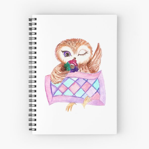 Item preview, Cool Sweet owl. Watercolor Owl. Cool baby Owl. Owl for Kids. designed and sold by ZheltakovaIana.