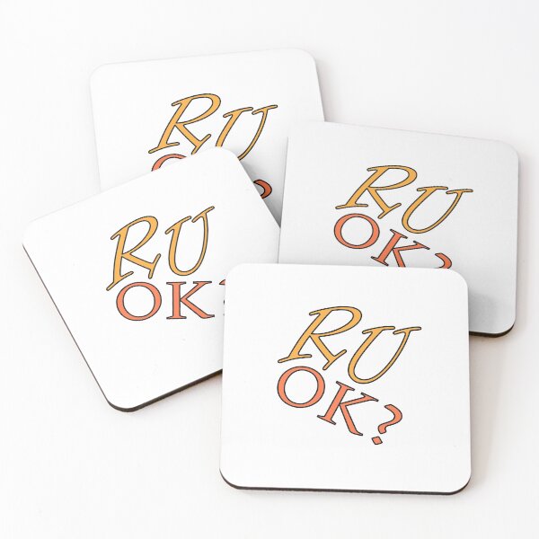 Item preview, RU ok Are you ok Essential Sticker designed and sold by Love2MakeArt.