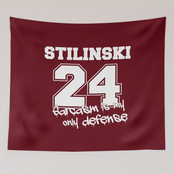 Artikelvorschau, Stilinski 24 Lacrosse Sarkasmus ist meine einzige Verteidigung entworfen und verkauft von yakpaws.