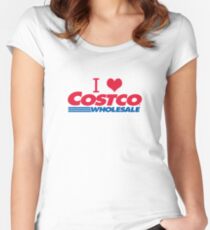I love Costco Women's Fitted Scoop T-Shirt