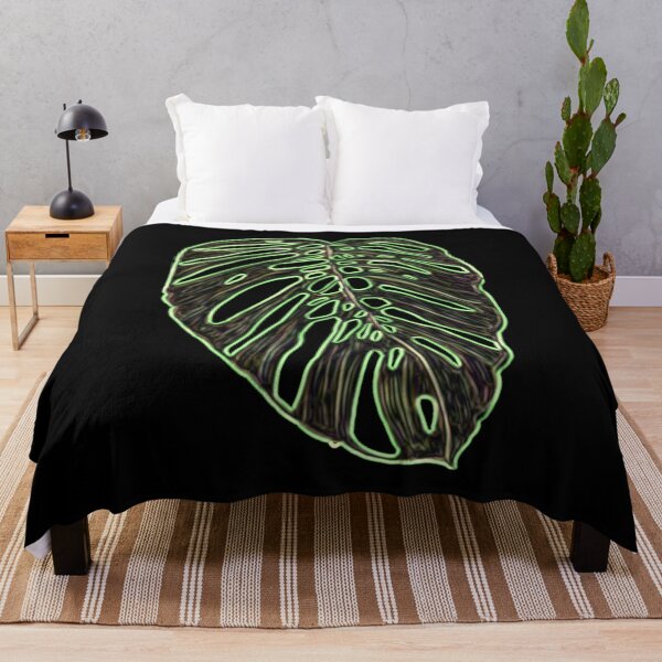 Item preview, Large Neon Monstera designed and sold by SpikyLlama.