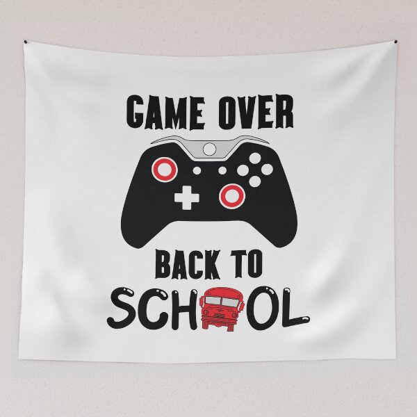 Item preview,  Game over Back to School Gamer Funny First day of School designed and sold by clothesy7.
