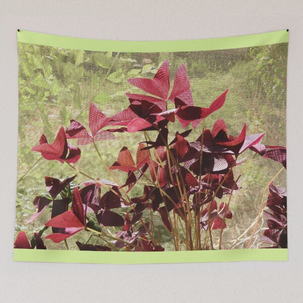 Item preview, plaid red irish shamrocks  designed and sold by Stephanie  Skeem.