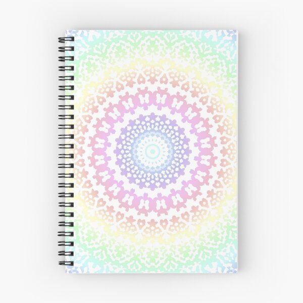 Item preview, Funky Trippy Boho Hippie Rainbow Mandala designed and sold by Kaleiope Studio.