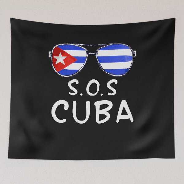 Item preview, Sos Cuba  Sunglasses Flag  designed and sold by PatternFariss.