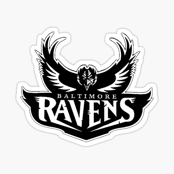 Item preview, Ravens b+w designed and sold by rma-art.