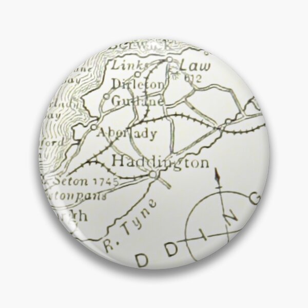 Item preview, HADDINGTON & surrounding area map 1891 designed and sold by yourscotland.