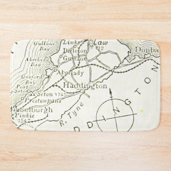 Item preview, HADDINGTON & surrounding area map 1891 designed and sold by yourscotland.