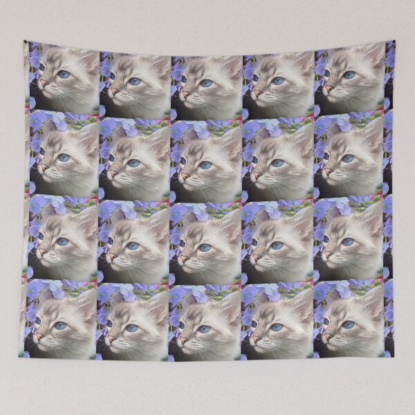 Item preview, Saoirse the lynx ragdoll cat designed and sold by Fluffycat2020.
