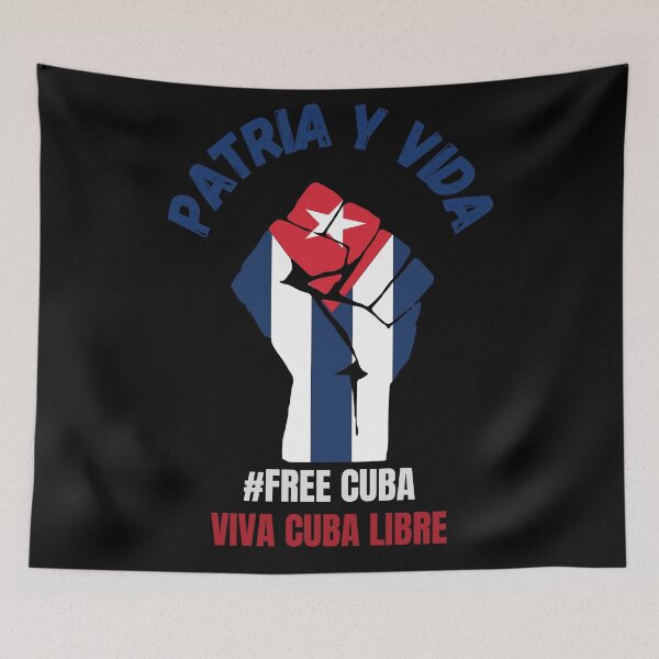 Item preview, FREE CUBA, PATRIA Y VIDA, VIVA CUBA LIBRE designed and sold by Your Favorite Shop.