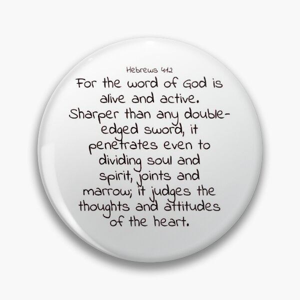 Item preview, Bible verse: Hebrews 4:12 designed and sold by john-3-16.